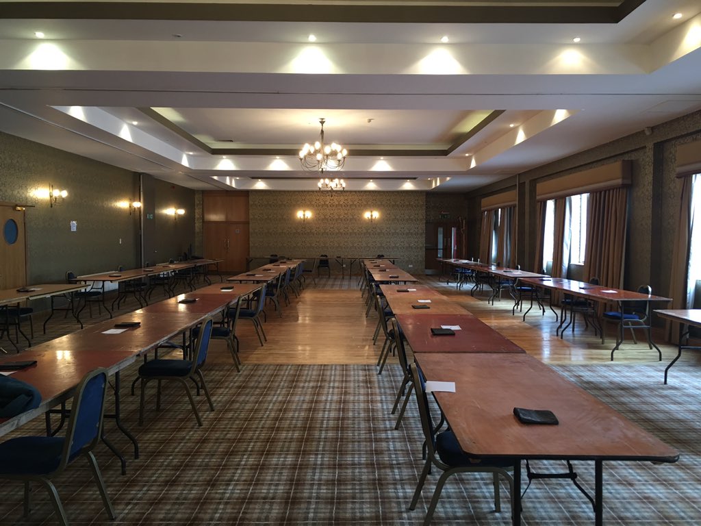 Setting up  <a href="/NorthTourism/">North Tourism Fair</a> and #meetthemaker at #Hexham auction mart tomorrow #networking #business  #localproduce