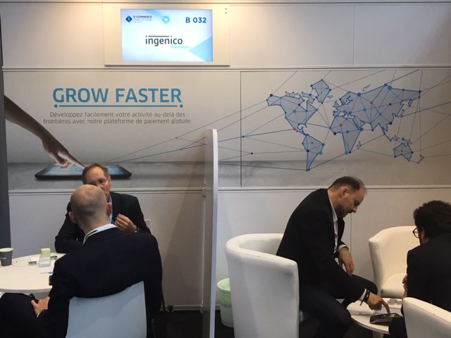 WorldlineMS's tweet photo. [#EC1to1] Rencontrez la team Ingenico ePayments @GillesBrabs @MatthieuBedard @BeneRabaud pour parler #paiement #omnicanal @ecommerce1to1 https://t.co/l0nmANZUcB