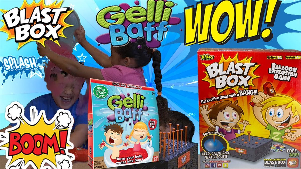 ToyBrothers's tweet photo. Blast Box Balloon Toy Challenge With Gelli Baff👍👍😀😀😂😂
https://t.co/lHHA4PDkkj https://t.co/bIcn1wJYAZ