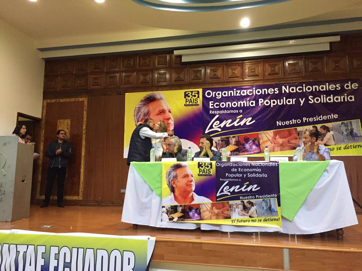 solbuendia's tweet photo. Varias organizaciones sociales de la Economía Popular y Solidaria de todos los rincones de la Patria, muestran su apoyo a @Lenin https://t.co/Eu7ubdMU33