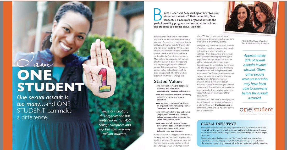 OneStudentOrg's tweet photo. Thank you @gravitasmag for showing us some love. #iamonestudent https://t.co/1dEu4kKb4E
