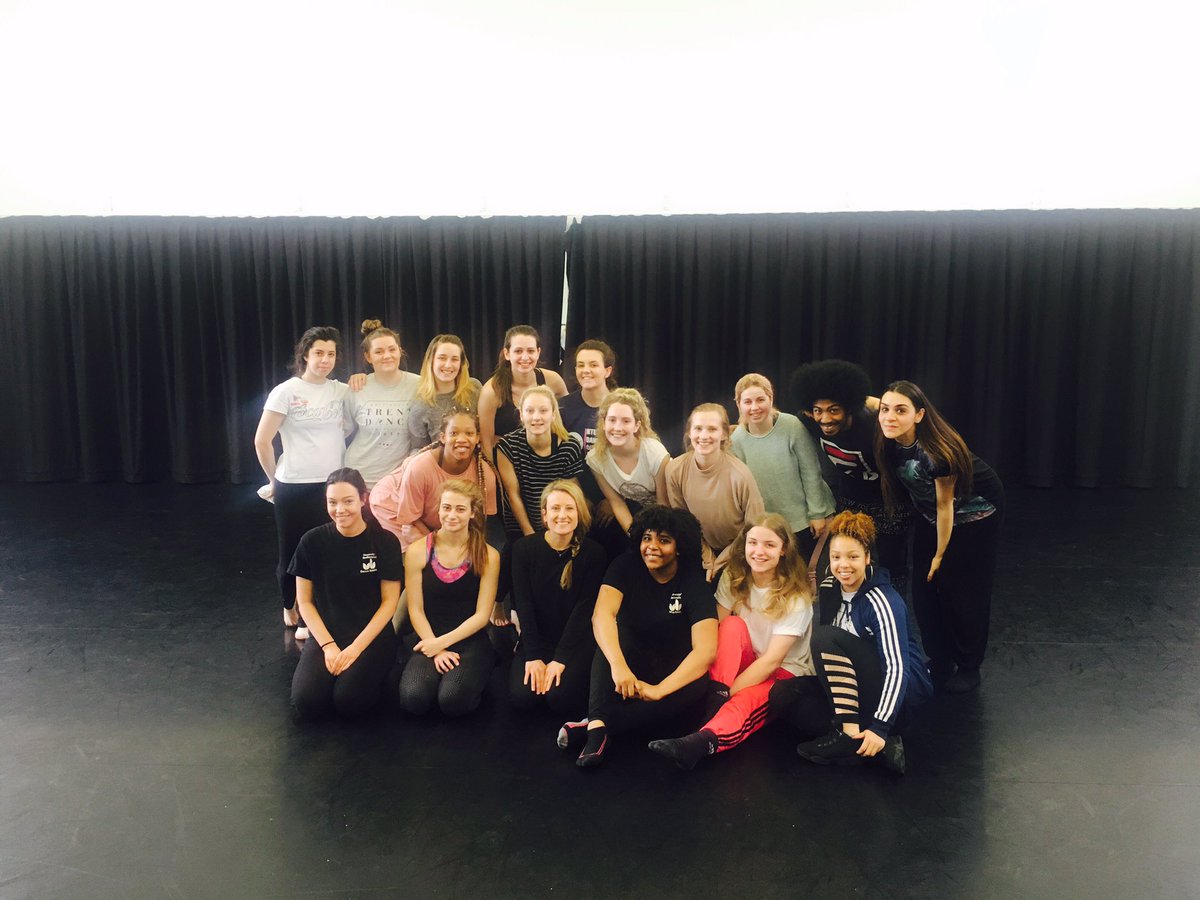 UDC2017's tweet photo. Smiles all round from our dancers after rehearsal with the amazing @LauraJoanne30 
Remember; next Wednesday @ 12:30 &amp; next Friday @ 6:30 ✨ https://t.co/aWlz2jEM7H
