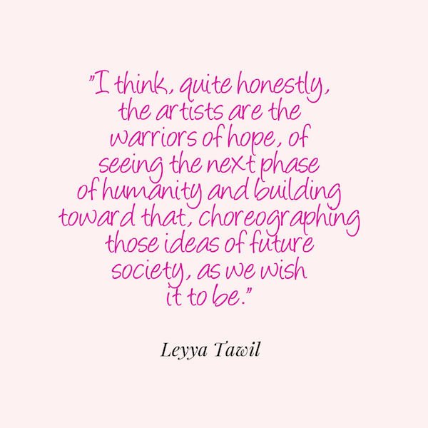 NEAarts's tweet photo. #WednesdayWisdom from dancer and choreographer Leyya Tawil #womenshistorymonth https://t.co/6IGNXjwksd