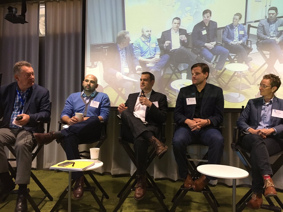 .<a href="/Rob_M_Acker/">Rob Acker</a> with fellow #impactcloud partners talking the future of #csr at UN Humanitarian ICT Forum <a href="/SalesforceOrg/">Salesforce.org</a>