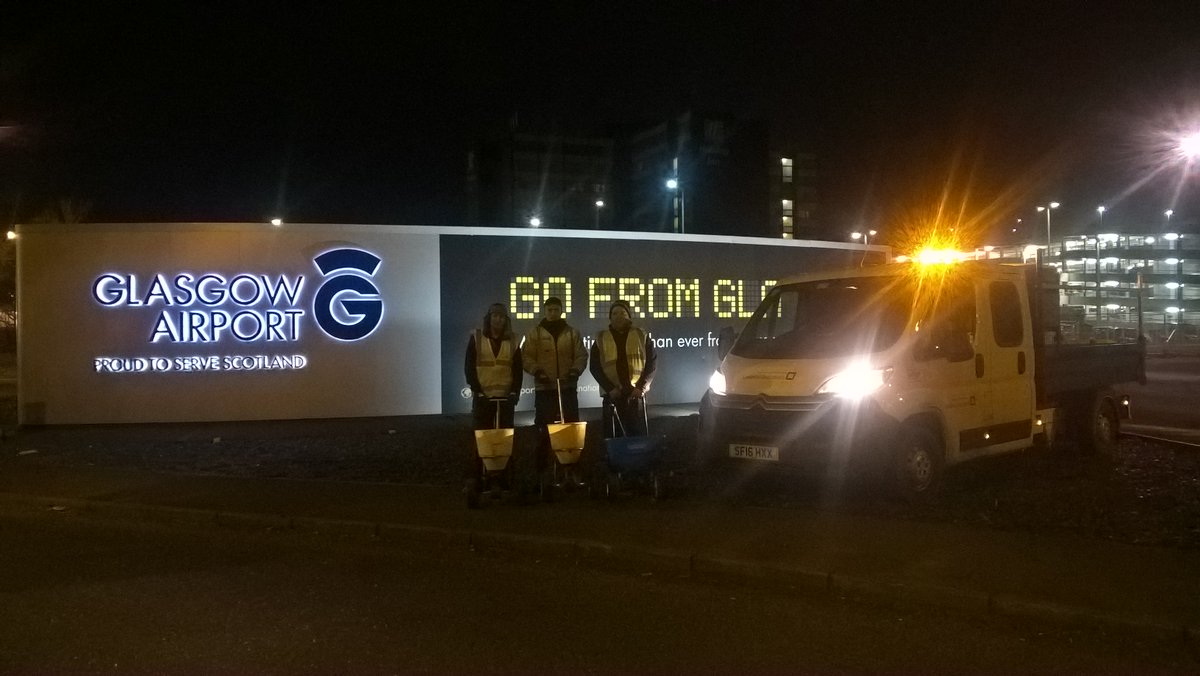 Land Engineering (@land_eng) on Twitter photo Teams happy to be keeping access safe last night for travellers and customers <a href="/GLA_Airport/">Glasgow Airport ✈️</a> #gritting Teams happy to be keeping access safe last night for travellers and customers <a href="/GLA_Airport/">Glasgow Airport ✈️</a> #gritting