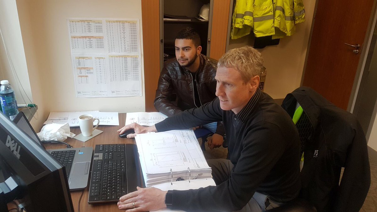 f3group_uk's tweet photo. @dimitar9801 @towerhamletscol #workexperience day 8 with design manager Darren Fair #youth #construction https://t.co/t4wgvKVJ6J