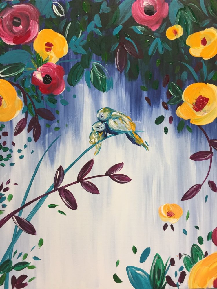 Paint #TropicalHaven with us tonight. It's the perfect gift for Mom on #MothersDay. Register for a spot in the class online.