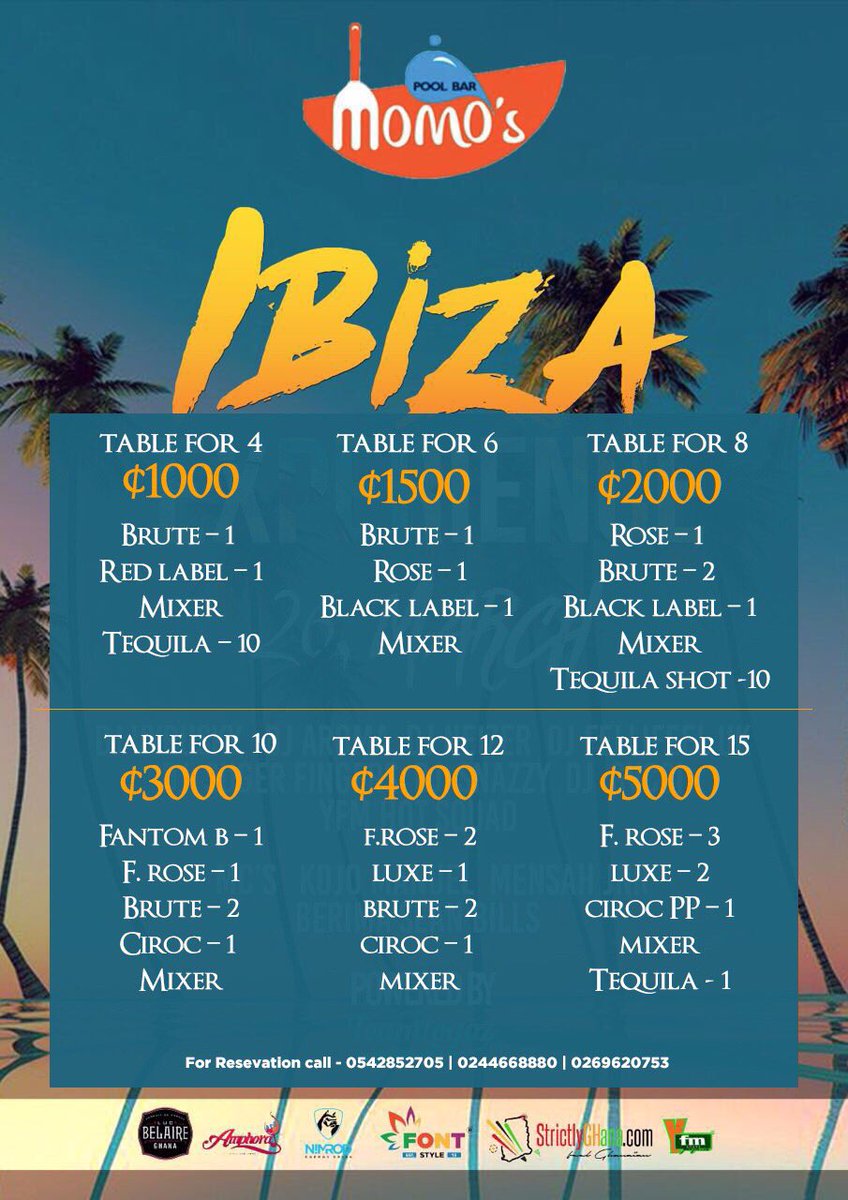 ZebabyGh's tweet photo. #LGZ5ZN mk yo' reservations this weekend #UAWA #UABA #IbizaExperience 💃🏽💃🏽💃🏽💃🏽 https://t.co/b5HlrCzDMd