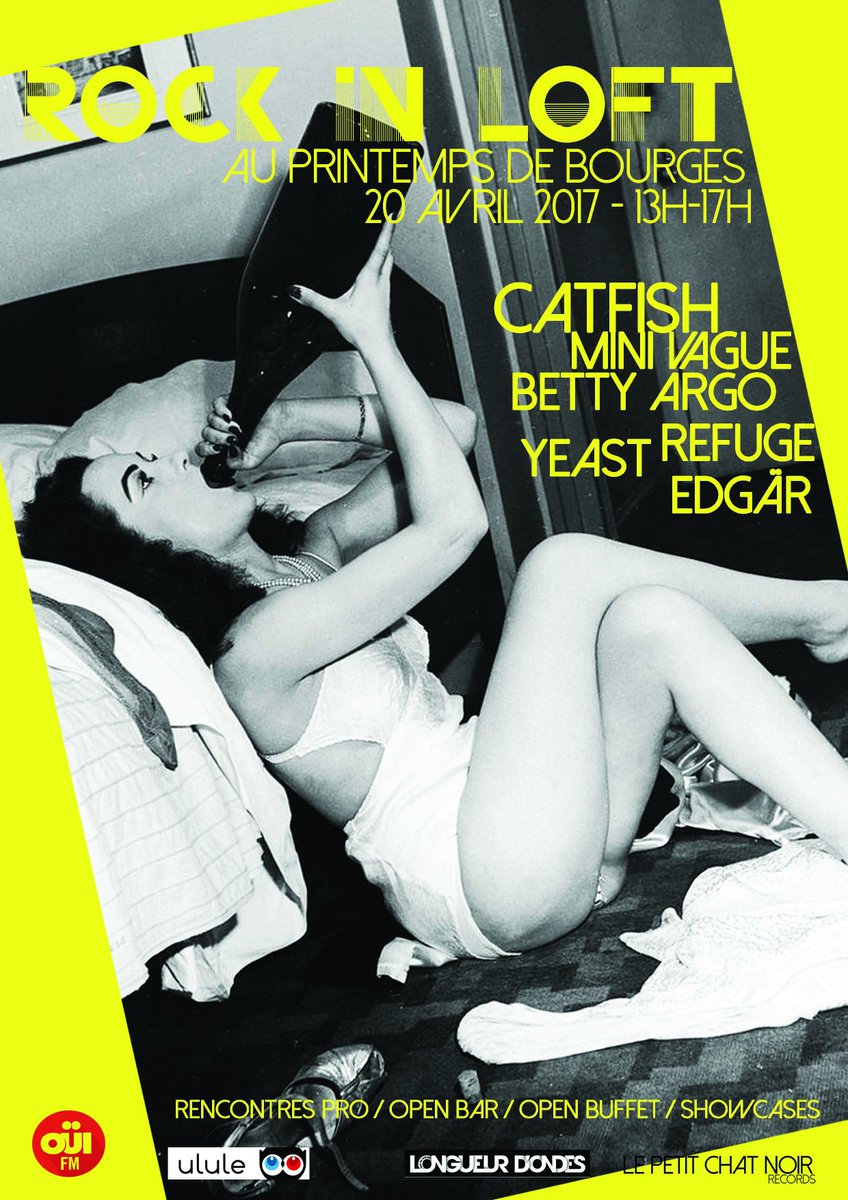 💛💛💛 WE ARE BACK avec du LOUuuuUUURD !! 💛💛💛 <a href="/Catfishofficiel/">Catfish</a> <a href="/edgar/">Edgar Gonzalez</a> <a href="/MiniVagueband/">Mini Vague</a> <a href="/refuge/">Refuge Collection</a> <a href="/YeastMusic/">YEAST</a> <a href="/BettyArgo/">Betty Argo</a> cc <a href="/ululeFR/">Ulule FR</a> <a href="/LongueurDondes/">Longueur d'Ondes</a>