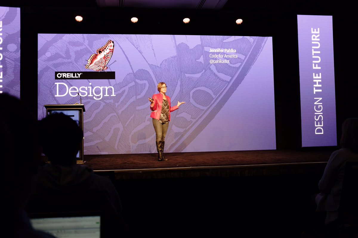 NurevaInc's tweet photo. "Design is the biggest lever we have to improve people's lives." @pahlkadot #OReillyDesign #design @OReillyDesign https://t.co/lrGlGKFcg9