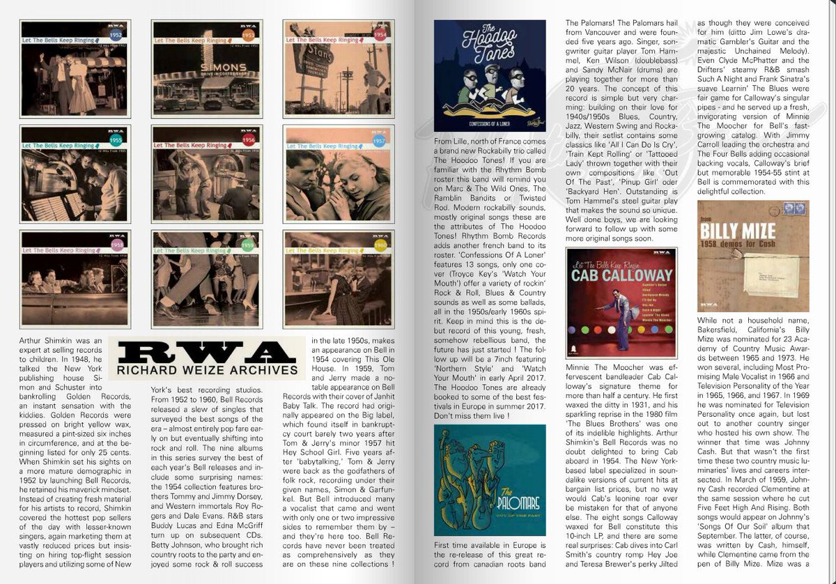 thepalomars's tweet photo. Thanks to Richard Weize for his nice review of The Palomars Catty Town release of "Out Of The Past"!
 https://t.co/tbbe7BEUTW https://t.co/5P6hwu6miK