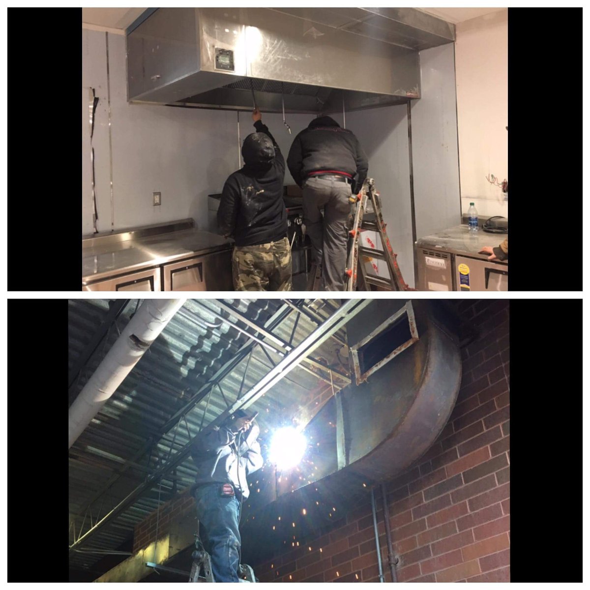 IdealkitchenV's tweet photo. New ongoing project..  almost ready for final inspection #commercialkitchen #hoodcleaning https://t.co/e7bHYKOJH6