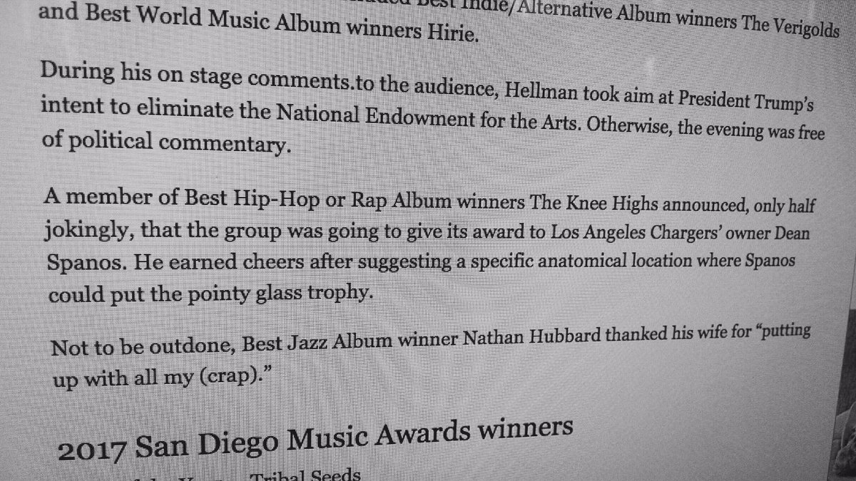 thekneehighs's tweet photo. @DSmithShow @ScottKaplan @Mighty1090 We had a special dedication to Dean Spanos in our acceptance speech last night... #SHOVEITUPYOURASSDEAN https://t.co/OXgOy7hDwO
