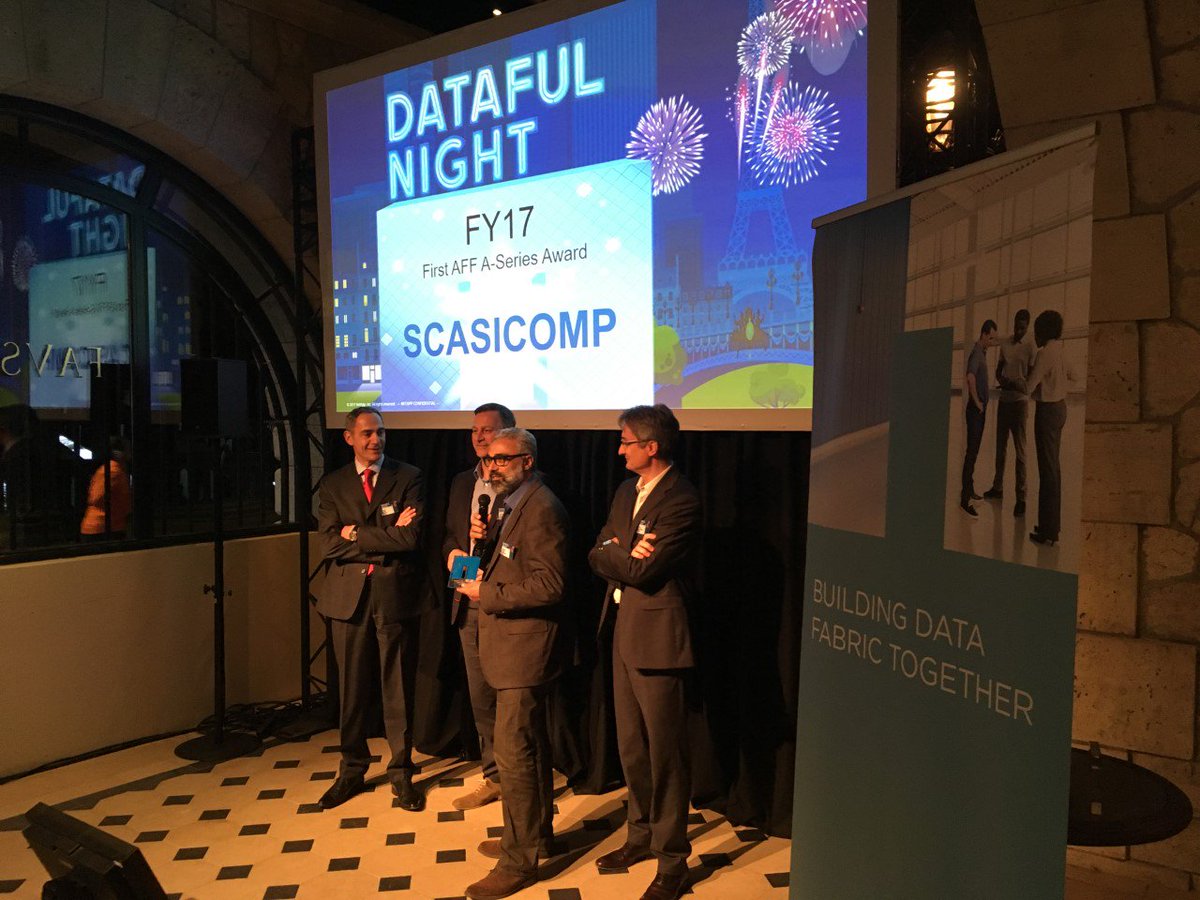 .@SCASICOMP reçoit le First AFF A-Series Award ! #Dataful #datafulNight #PartnerExecutiveForum