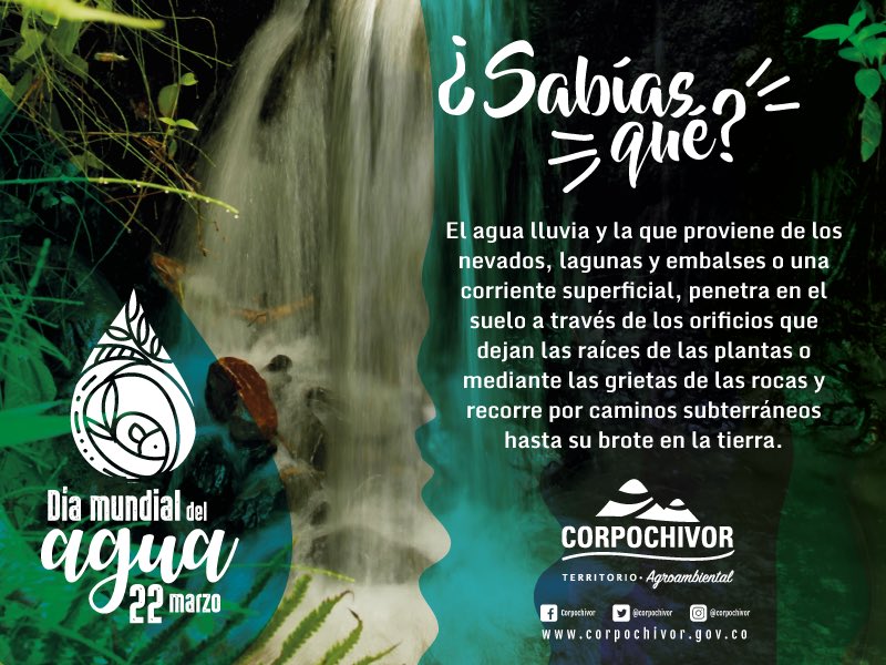 CORPOCHIVOR's tweet photo. #NaceLaVida Antes de brotar en la superficie, el agua recorre kilómetros en caminos subterráneos. https://t.co/ajopoUiKhr