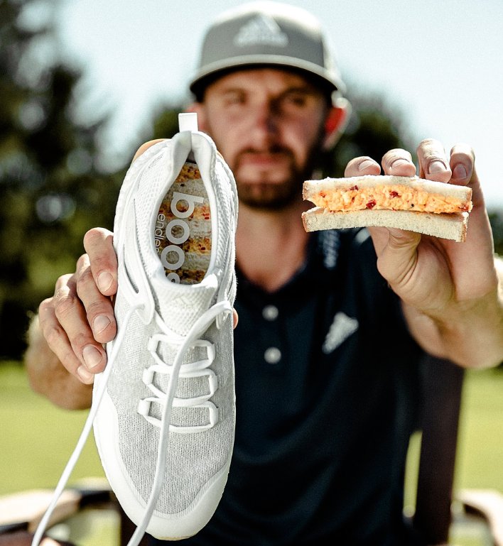 .@adidasGolf launches a pimento-cheese inspired shoe in time for the #Masters - bit.ly/2ndJDTq https://t.co/uKbSmkvCRX