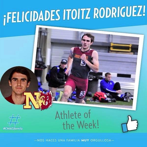 CMASAthletes's tweet photo. ๐Itoitz Rodrรญguez @itoitz_rko es nombrado por segunda vez en este aรฑo ๐๐
#AthleteOfTheWeek ๐
#CMASfamily ๐ #MeetOurโฆ https://t.co/BfrzVspauN