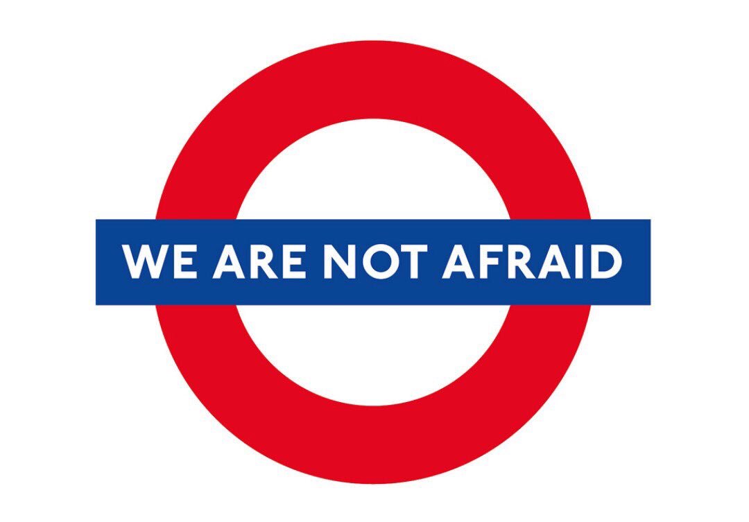 Poignant and appropriate image of defiance emerging following today's awful terror attack in #Westminster #PrayForLondon