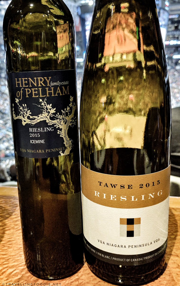 Tawse 2015 Riesling wine and Henry of Pelham Riesling 2015 Icewine