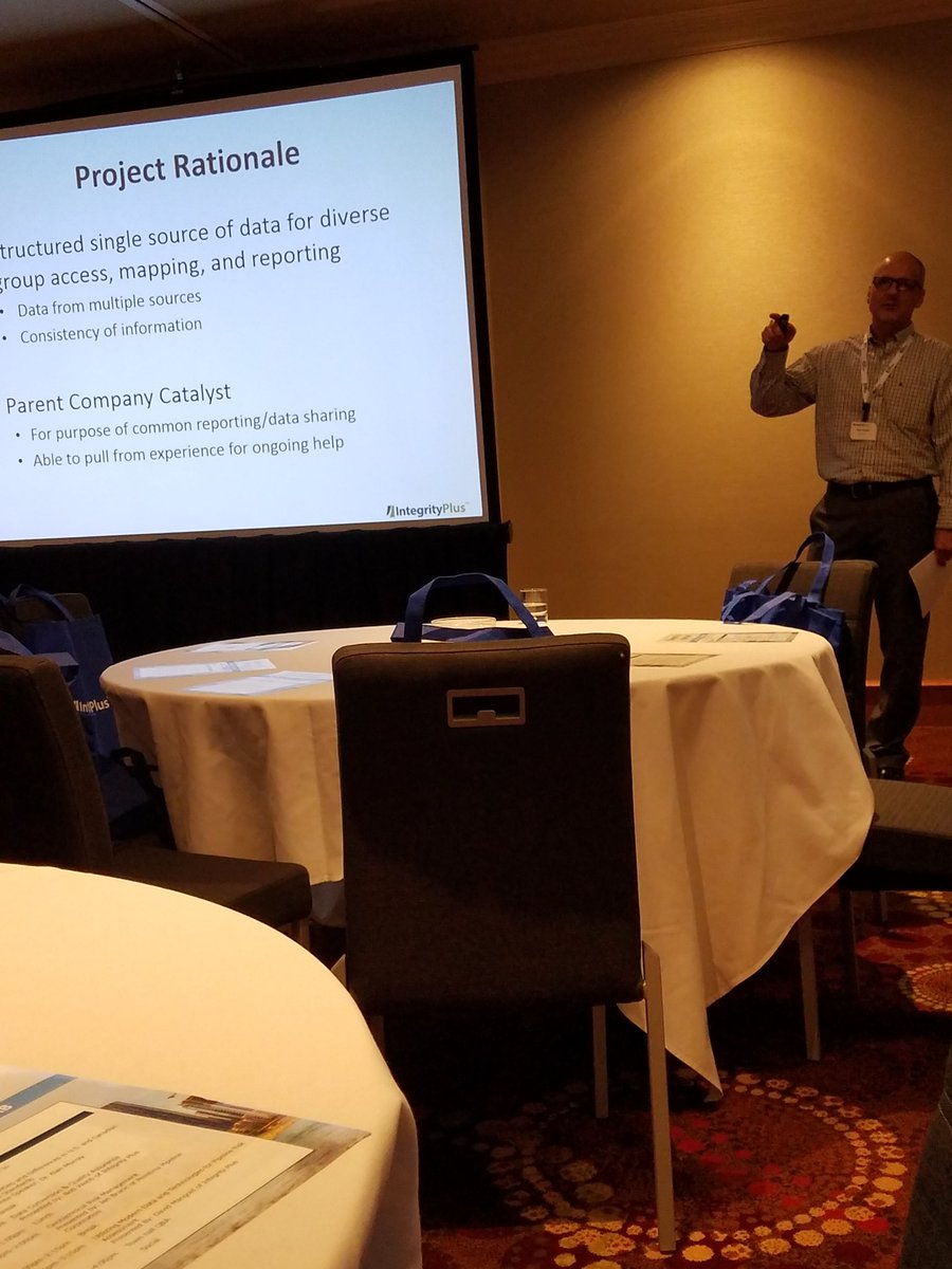 NCIntegrityPlus's tweet photo. Bob Webb discussing the process of data conversion & QA #pipelinedata https://t.co/OYD2pUqqhO