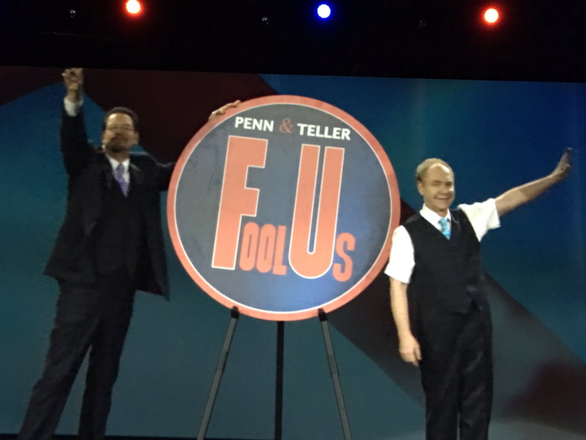 MartinAliaga's tweet photo. Mind blown by #Penn&amp;Teller #AdobeSummit https://t.co/awAbxg2Sdl