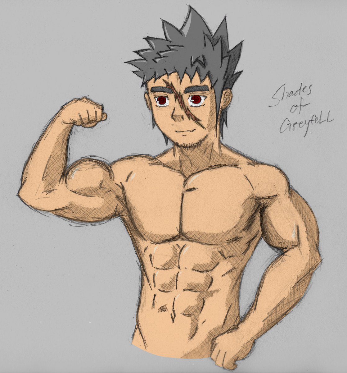 Anime Abs Sketch
