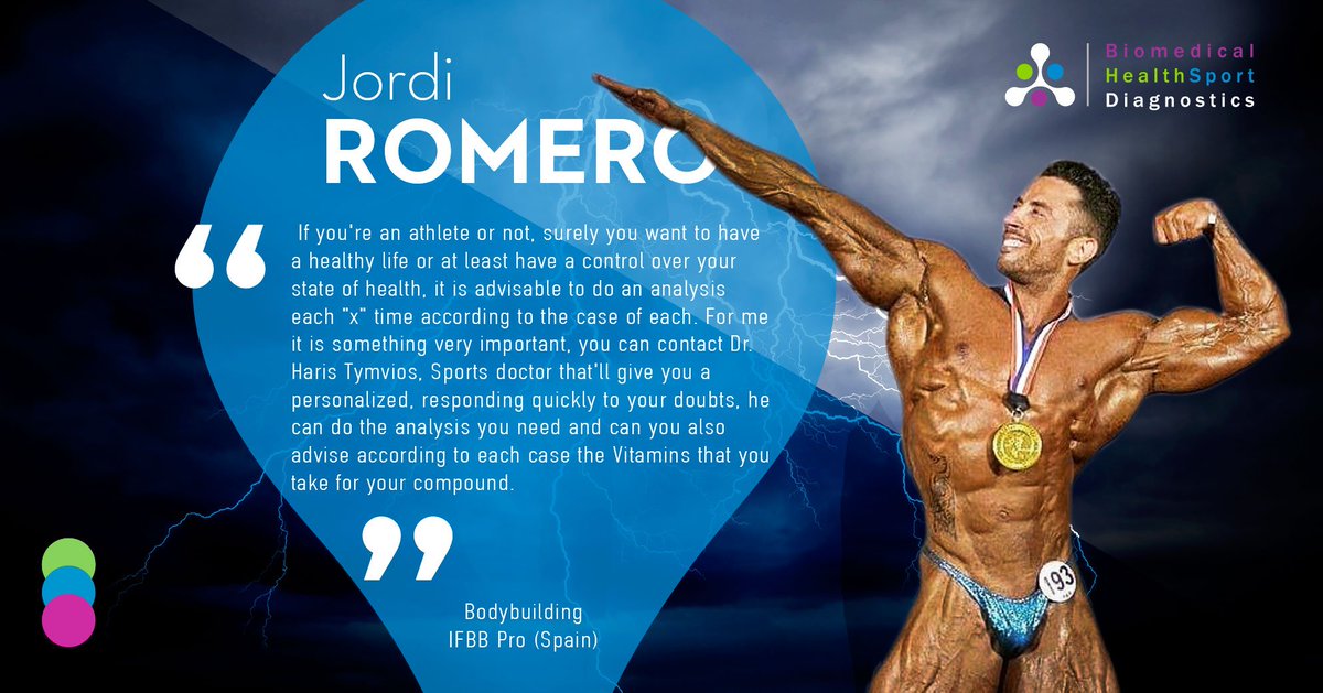 #SportsLaboratory #BHSDiagnostics #DrTymviosLab
Jordi Romero, Bodybuilding IFBB Pro (Spain)
more info goo.gl/4YAOrZ