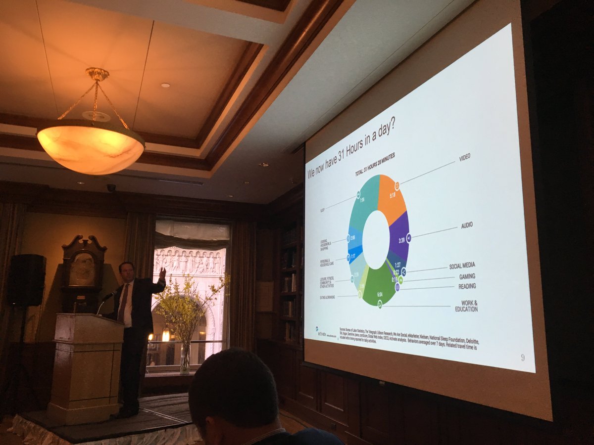 PublicisMedia's tweet photo. .@publicismedia Dave Penski CEO of Publicis Media Exchange offers 9 Innovation Trends as keynote speaker @iaanychapter luncheon https://t.co/bJW0w6ncmI