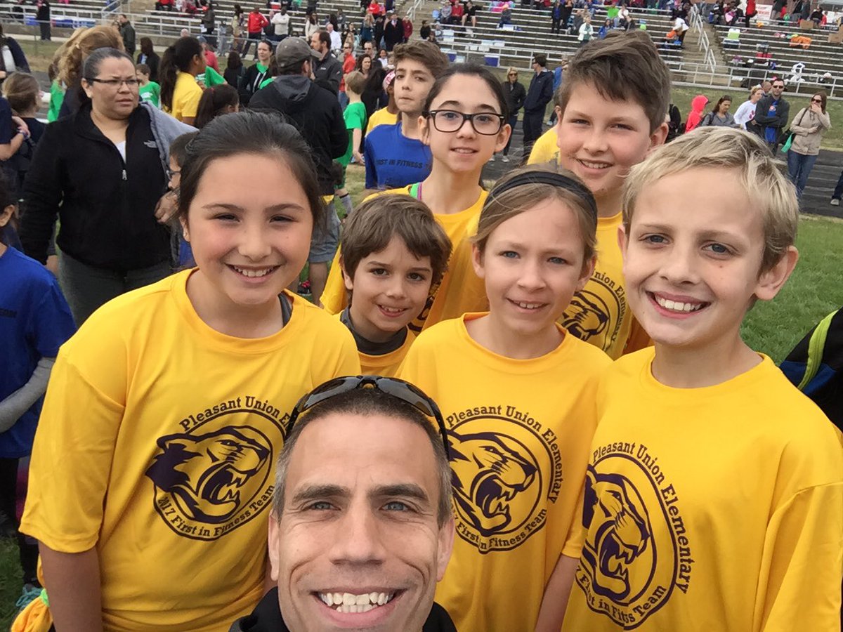 PUE First In Fitness team selfies <a href="/krbiles/">Kevin Biles</a> <a href="/PleasantUnionYR/">Pleasant Union Elem</a>