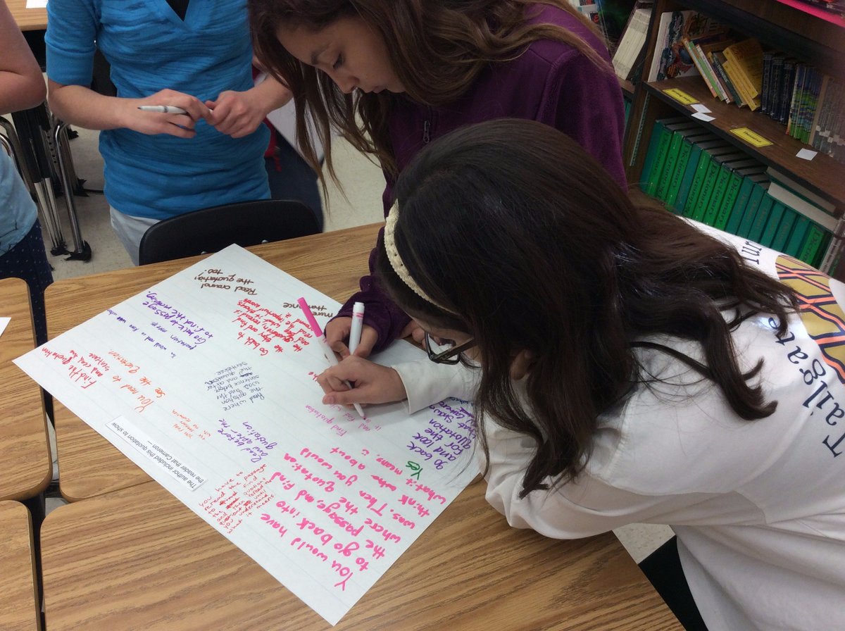 KristieLogan's tweet photo. Silent discussion about test strategies.  @lead4ward #WolflinAISD https://t.co/I1LsKaXNhJ