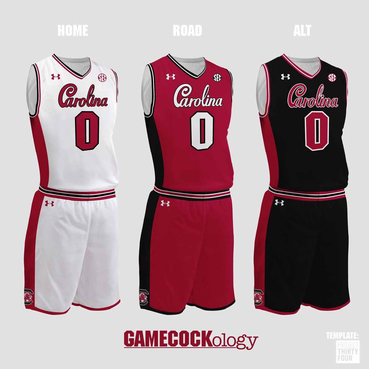 south carolina basketball uniforms