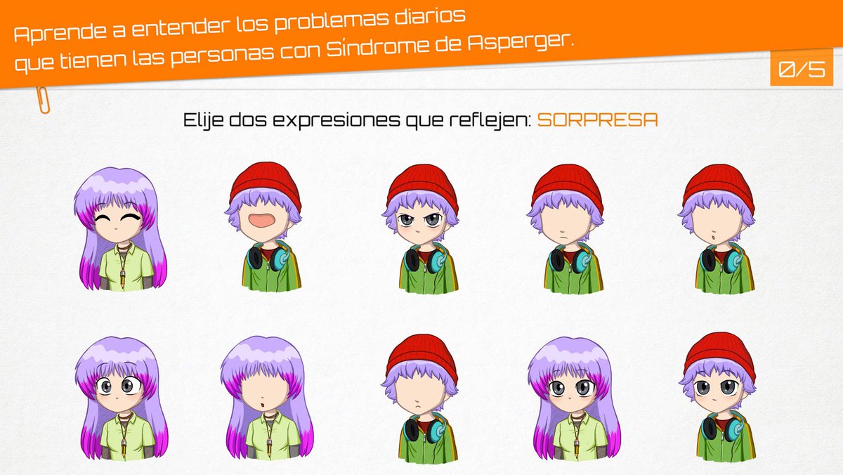 ¿sabías que para las personas con #Autismo #Asperger puede ser difícil reconocer emociones? Juega a #ElViajedeElisa ow.ly/qgMM308NkpR