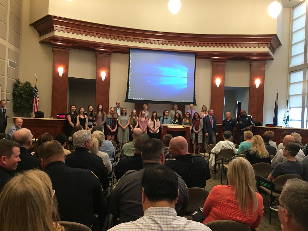 The <a href="/JDCHS/">Juan Diego Catholic High School</a> Girls' Basketball team was was honored last night at the Draper City Council meeting!