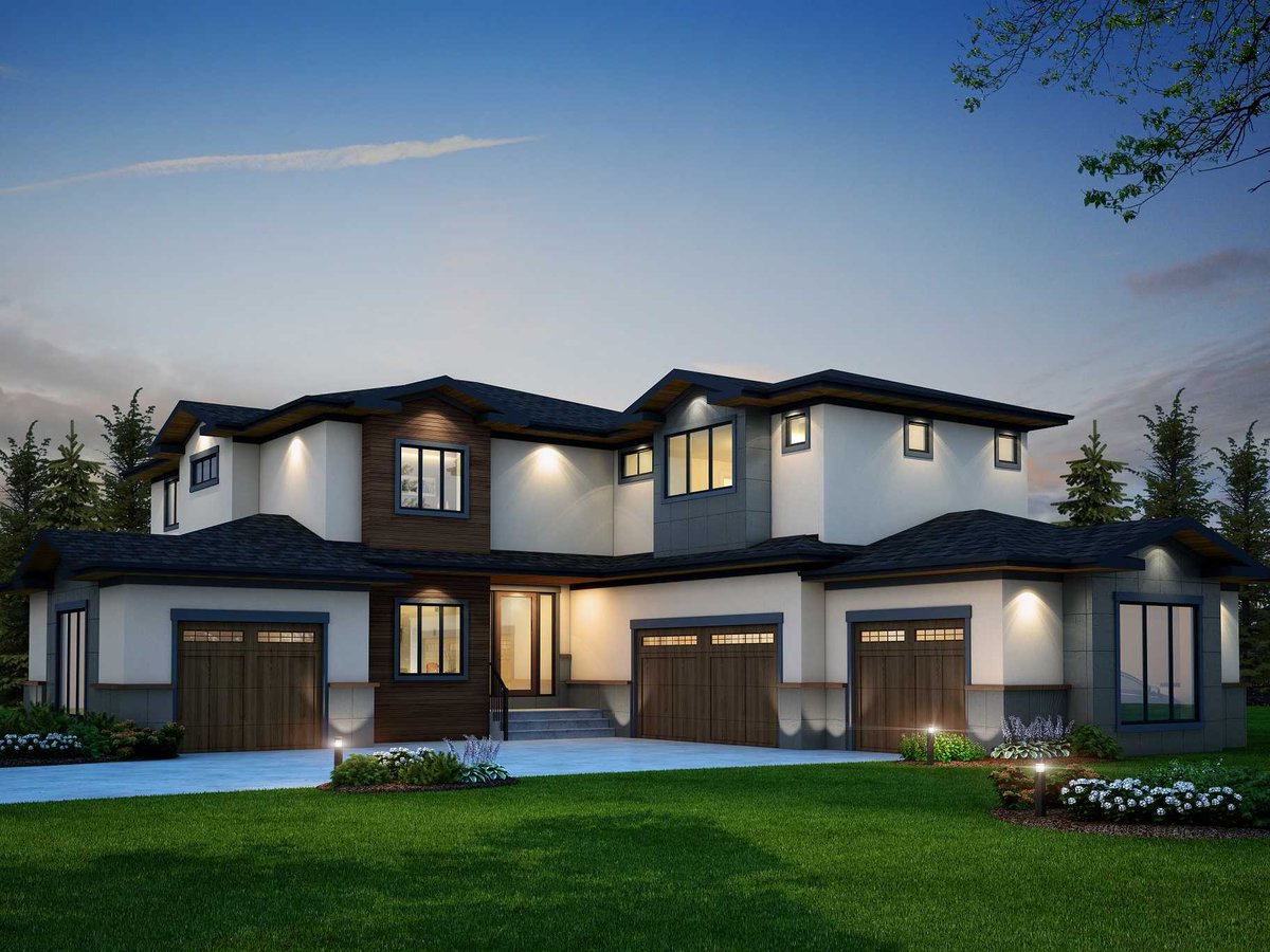 we are loving this contemporary style applied to our Carmichael plan... #familyliving #yyc #luxury #welovewhatwedo