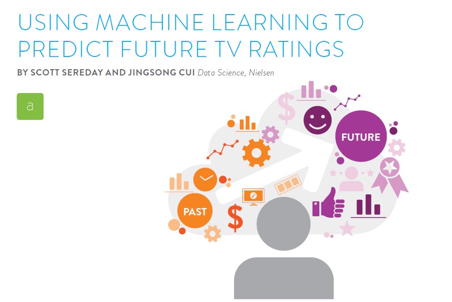nielsen's tweet photo. Advances in machine learning are giving a boost to the art of TV ratings forecasting: https://t.co/4iOhO5kCzX https://t.co/U61QtWLFN8