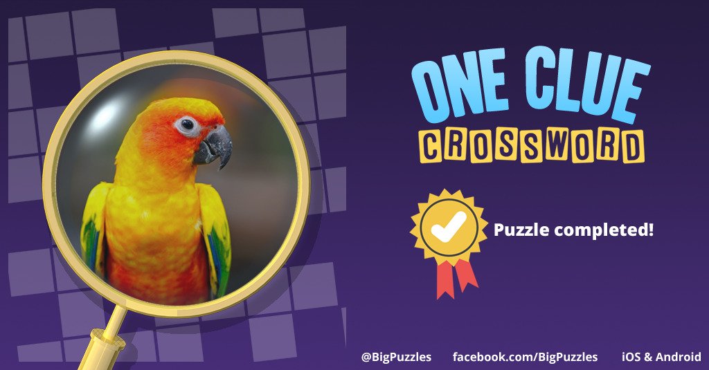 AmazingFerret's tweet photo. I completed a puzzle in One Clue Crossword. Play now for free!
https://t.co/hGNgOHnX7R #OneClueCrossword https://t.co/DO1yJOiWIj