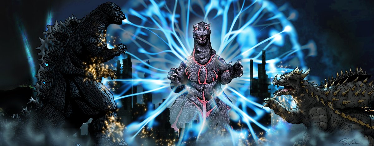 afro_stache's tweet photo. #godzillavsghostgodzilla by #fourgreen a.k.a. #DerekWLipscomb #Angilas #Godzilla #Unmadefilms https://t.co/FIHXEwtxlO