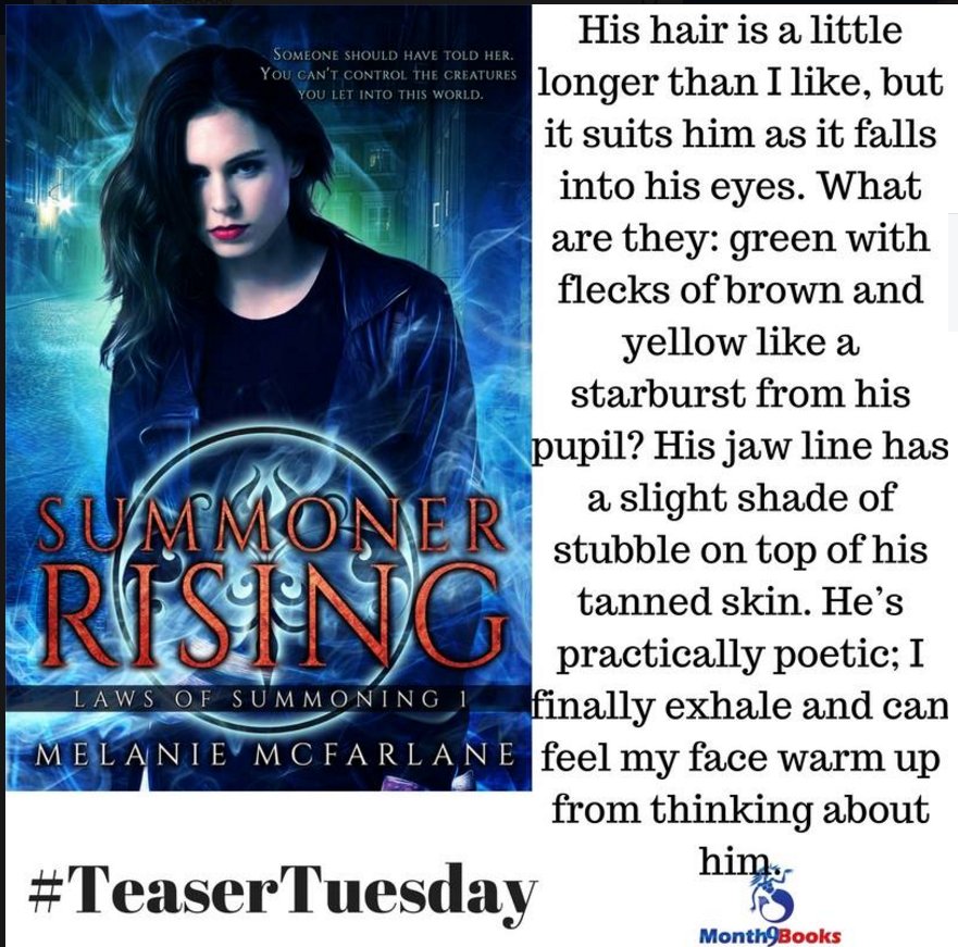 CampfireReviews's tweet image. Happy Wednesday! #Teaser from SUMMONER RISING by @mcfarlanebooks Comes out next Tuesday! #yalit #month9books #romance #urbanfantasy