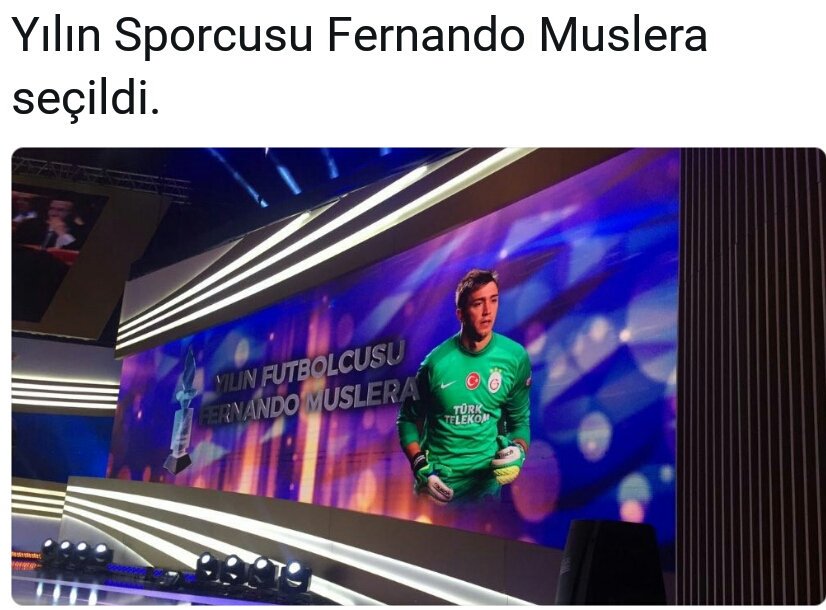 'Gillette-Milliyet Yılın Sporcusu' ödülü Fernando Muslera'nın oldu!