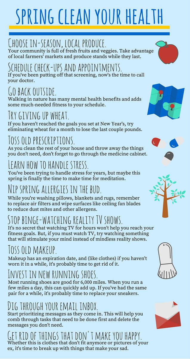 Spring cleaning isn't just for your home #wellnesswednesday