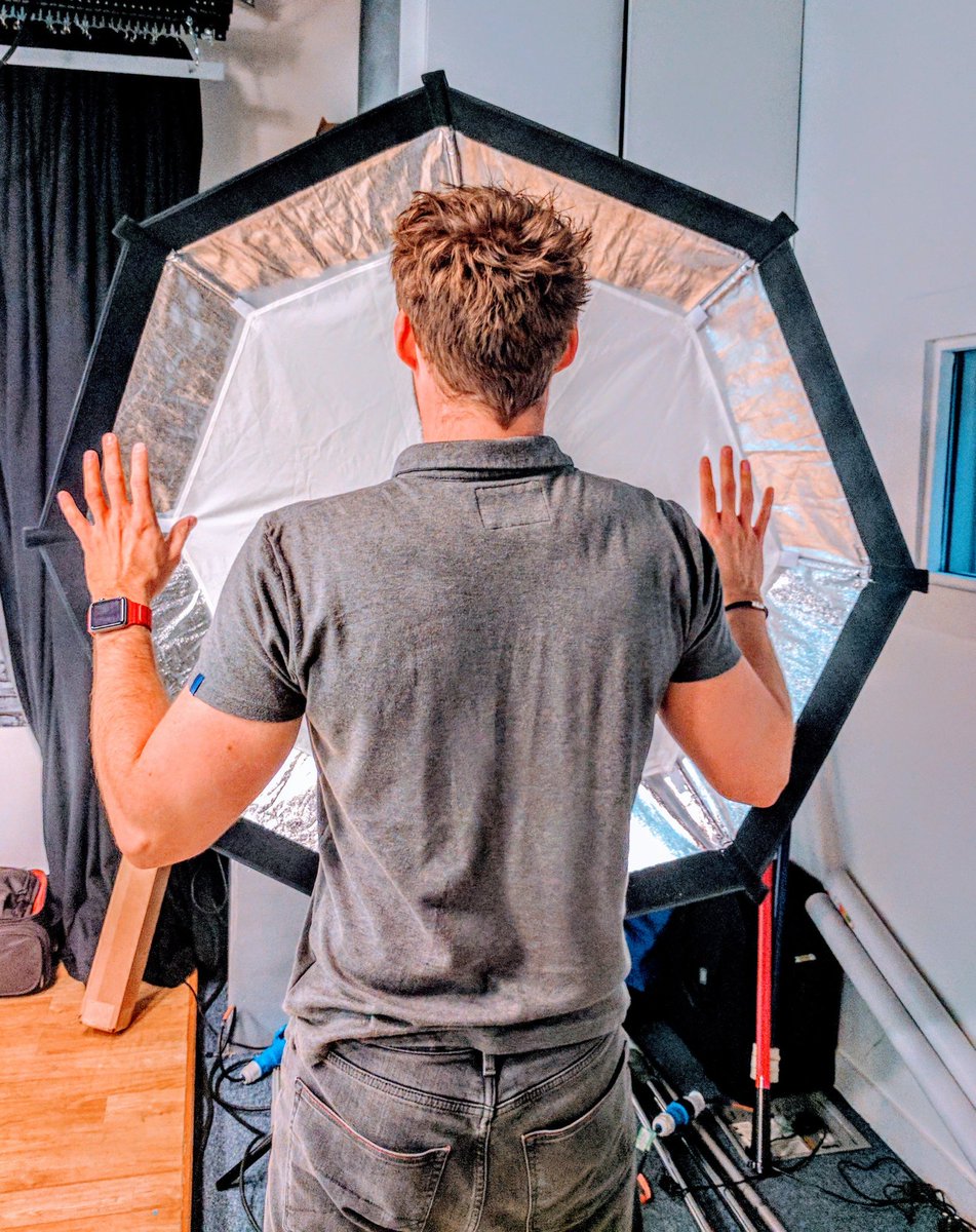 JWRobertsFilm's tweet photo. While #lighting the #studio @throughthei today, it became apparent that #Octodome is clearly the #Dilophosaurus of the #Dedolight range! https://t.co/ZV5zdJSNGk