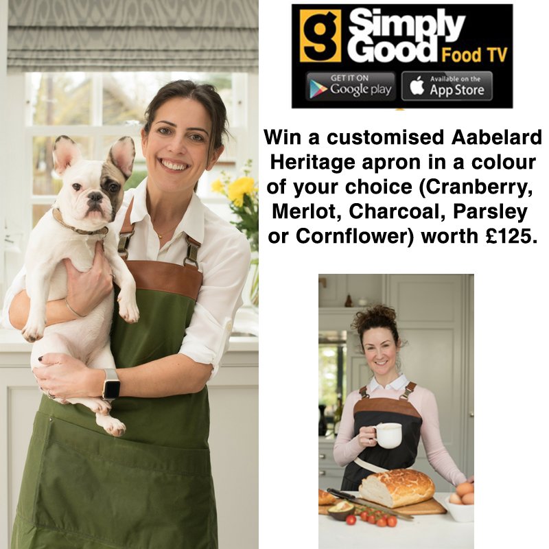 #FreebieFriday #Win Aabelard Heritage apron worth £125 for a chance to win RT &amp; follow @sgftv &amp; <a href="/AabelardAprons/">Aabelard Aprons</a> by 6pm next Friday.