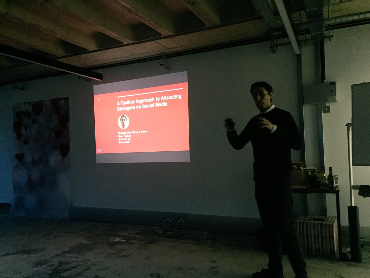 instinctive_hq's tweet image. Next up is @MrRussell1 on converting strangers into visitors using social @LiverpoolHUG #Hubspot