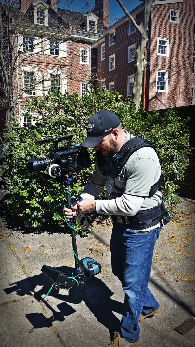 SoAwkwardWill's tweet photo. .@BrianAirgood is rigged &amp; ready for spring shoots! @FOX29philly #philly https://t.co/3HaMmsa7df