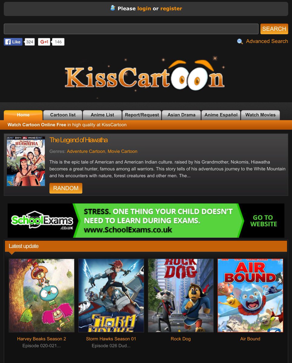 Kiss Cartoon on Twitter: "We know the site is down. kisscartoon.io is