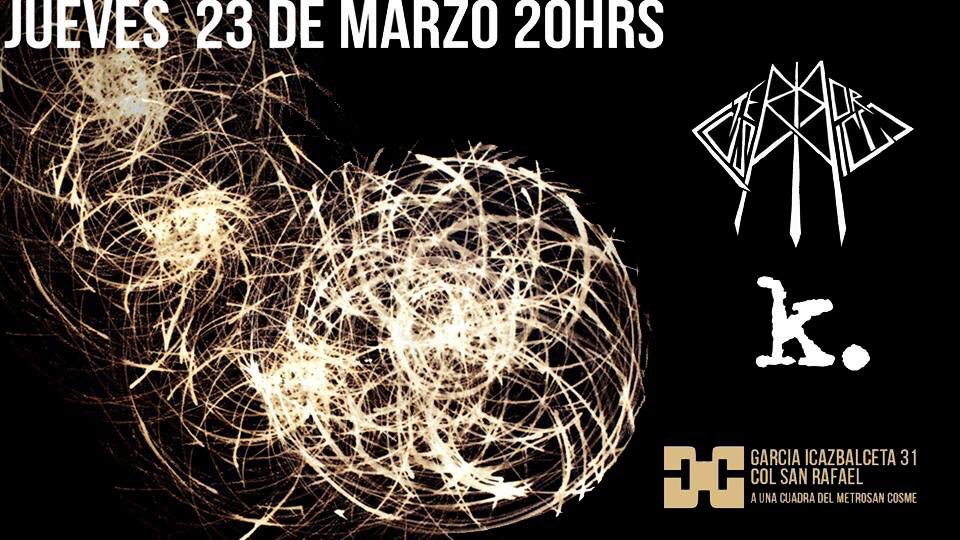 lxsgrises's tweet photo. Este jueves 23 en el Espectro electromagnético @TerrorCosmico y K. presentan un show con visuales. https://t.co/Sr7X50Wl1q https://t.co/8djc7GfviI