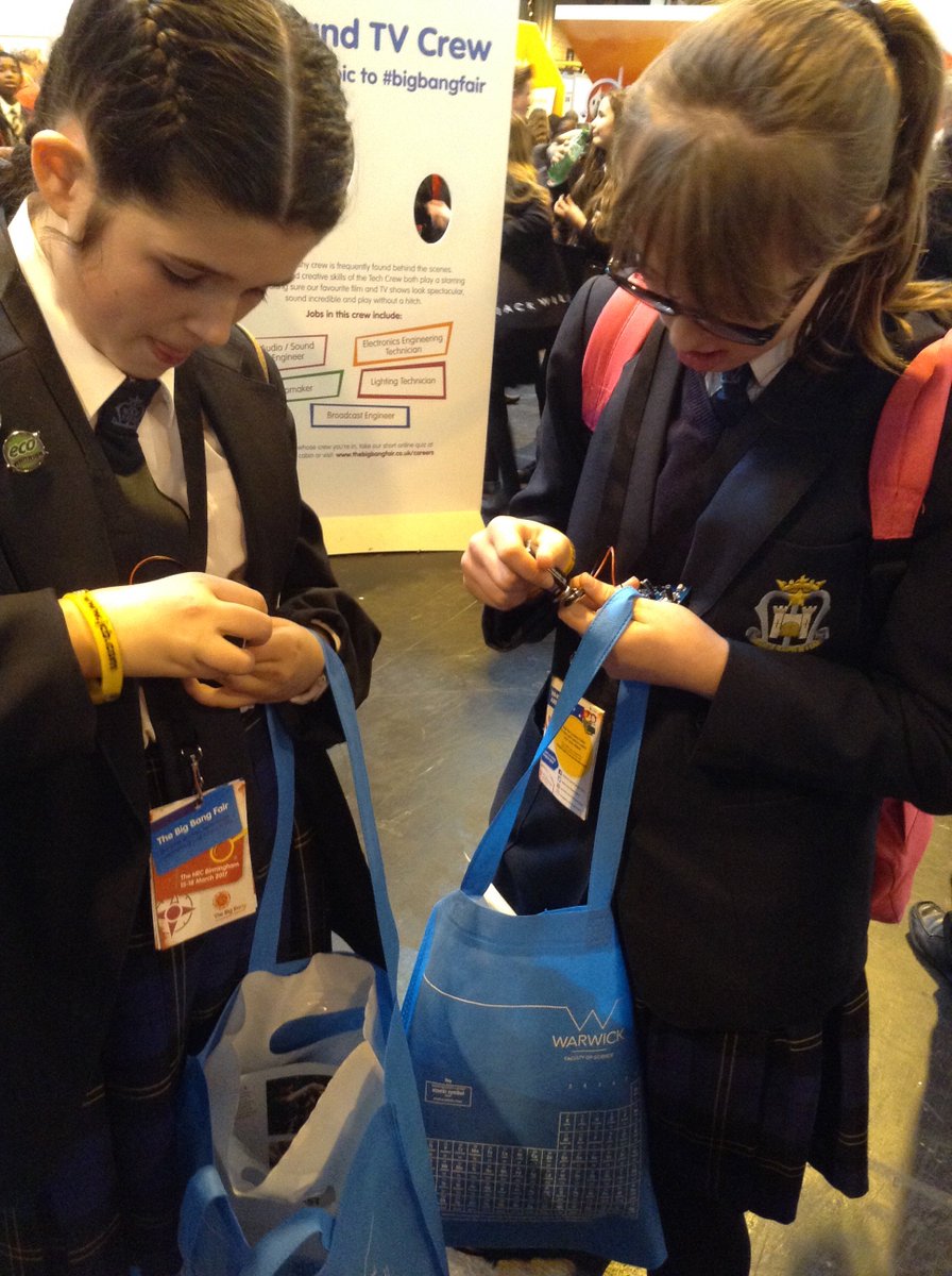 smchsscience's tweet photo. Brilliant day at the Big Bang fair, students enjoyed stocking up on freebies and attended lots of workshops! @StMarysCHS more pics soon! https://t.co/5La7czAkWk