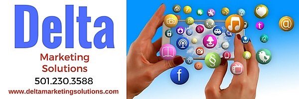 DeltaMktgSol's tweet photo. Delta Marketing Solutions can help you make sense of all the social media options available for your business! Call us at 501.230.3588 https://t.co/i04ob5BPmz