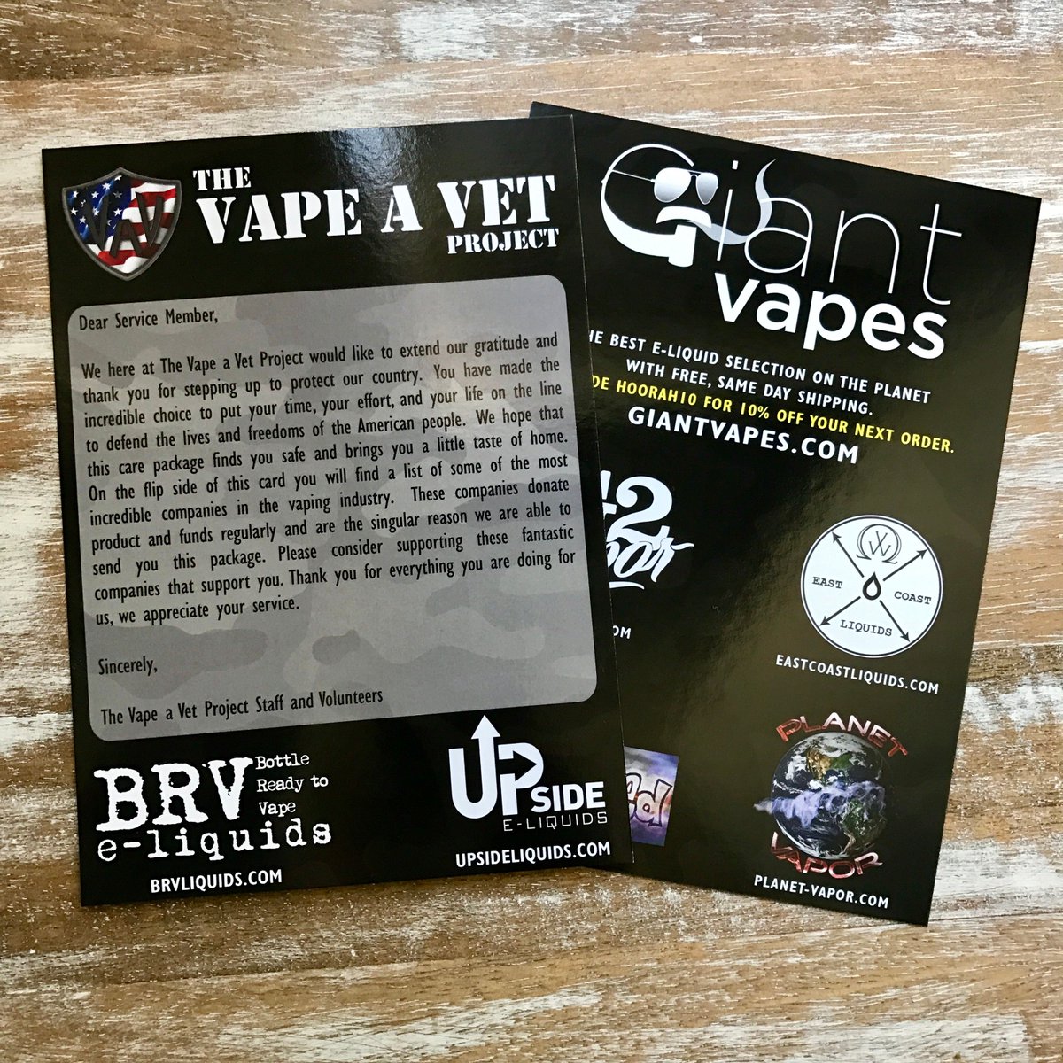 logicalprinting's tweet photo. Flyers for Vape A Vet Project! Check these guys out! Need #flyers call us today! #vapeavet #LogicalPrinting #printing #betterprint #azprint https://t.co/OSpnhAe3Xo