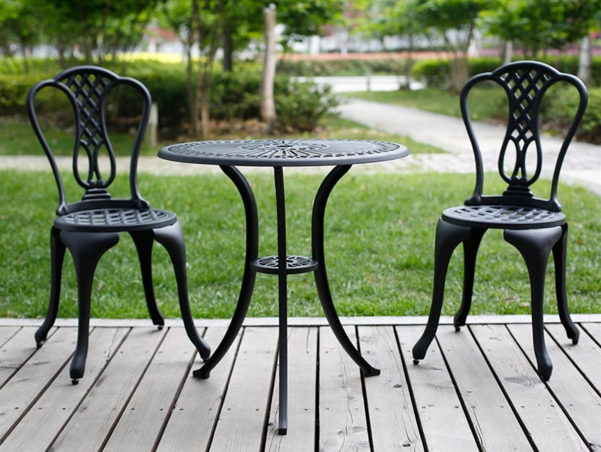 Enjoy the changing weather with our Merax Cast Aluminum Patio Bistro Set, get $8  OFF with code MLCF22BA: goo.gl/2KYNc4  #sale